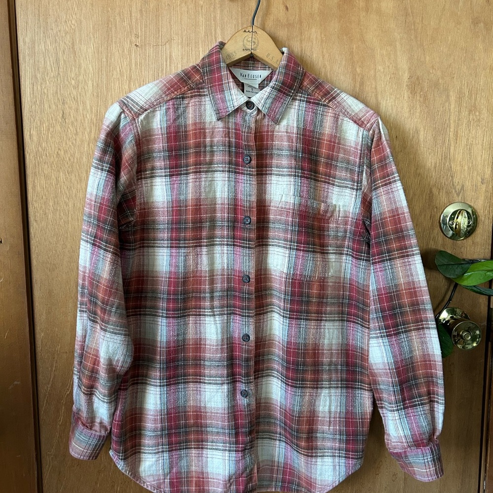 Plaid Button-Up Shirt - Picture 3 of 7